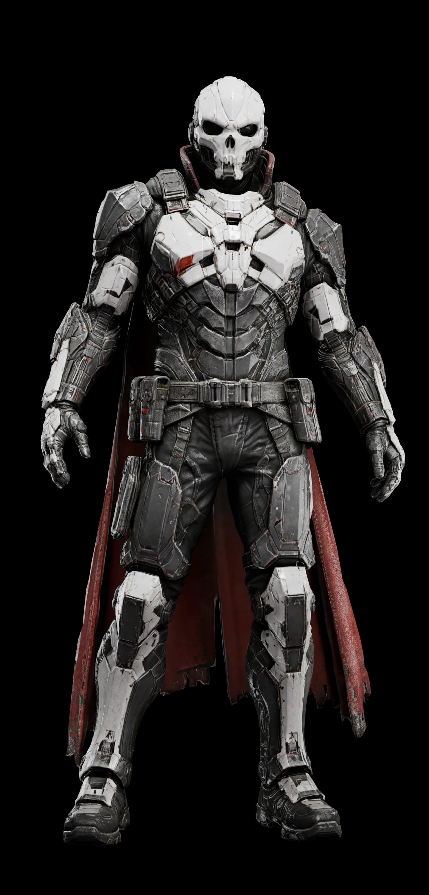 Textured MESHCORP armored character representing the Basic tier finish